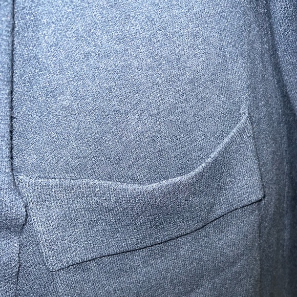 Blue cardigan Very soft, pockets,nice  color, great condition - Picture 3 of 6